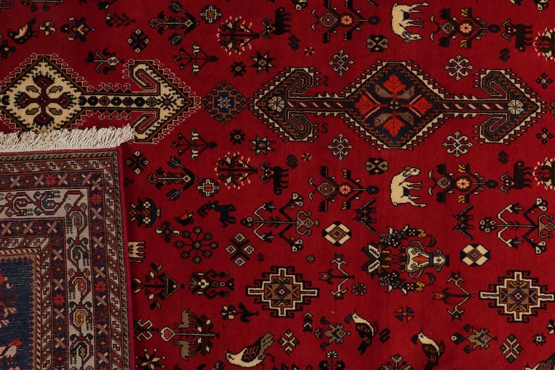 Nasrabad · Handgeknüpft – Rot, 295x203 cm