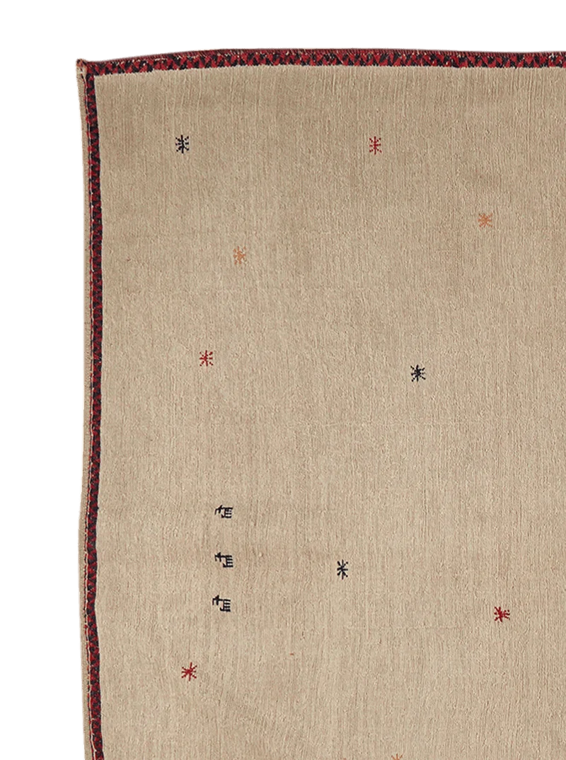 Kelim Gashgai · Handgewebt – Beige, 195x150 cm
