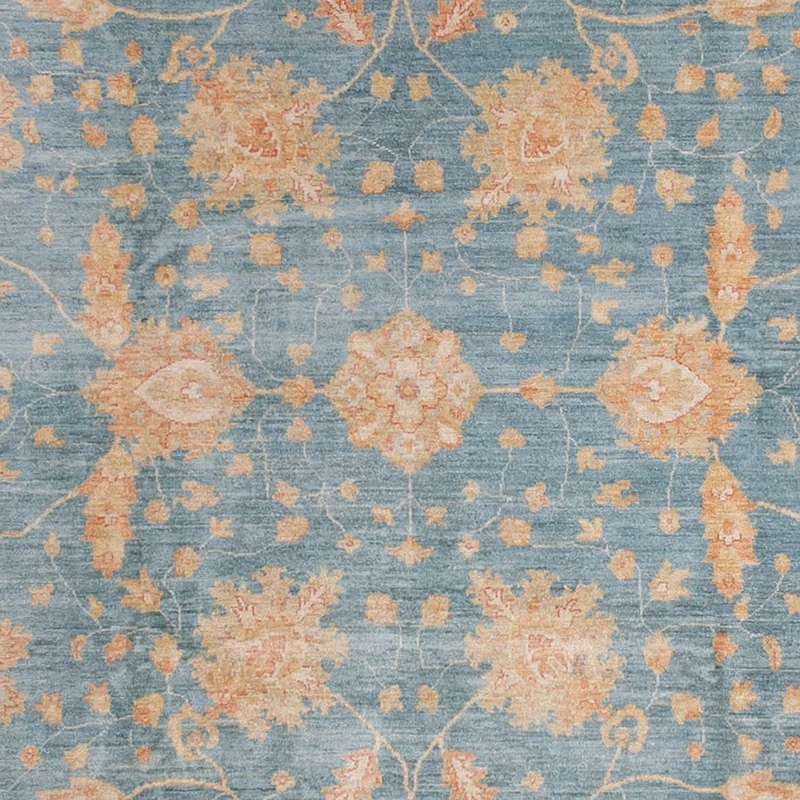 Ziegler Teppich 306x495cm - Orientteppich - hellblau