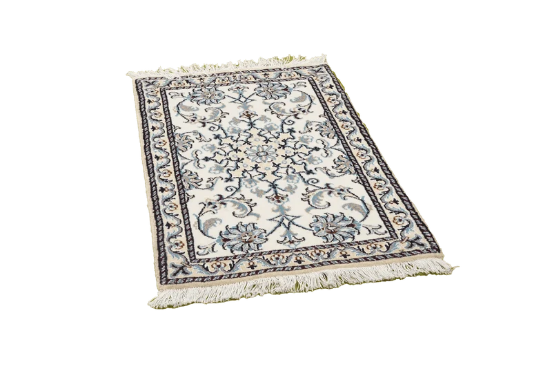 Nain 12La · Handgeknüpft – Beige, 87x58 cm