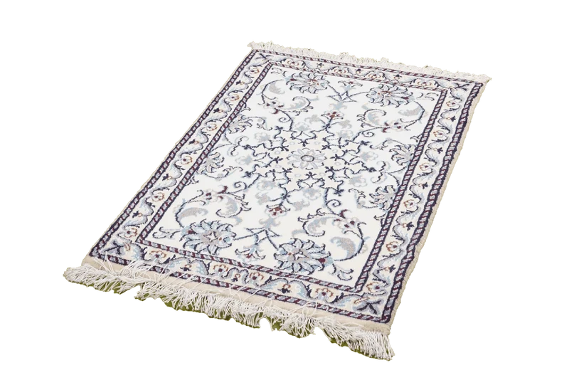 Nain 12La · Handgeknüpft – Beige, 87x58 cm