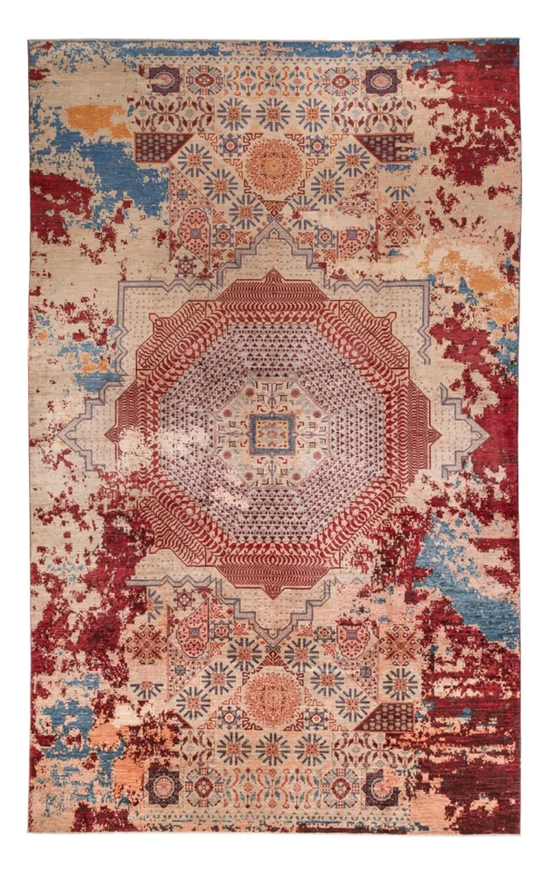 Designer Teppich 308x501cm - mehrfarbig