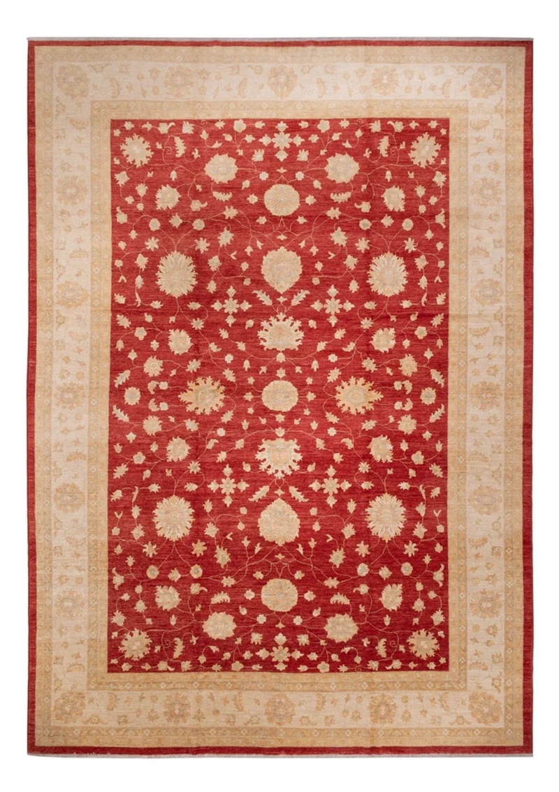 Ziegler Teppich 362x496cm - Orientteppich - rot