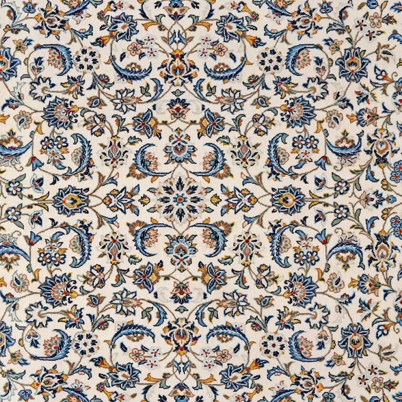 Kashan · Handgeknüpft – Beige, 300x191 cm