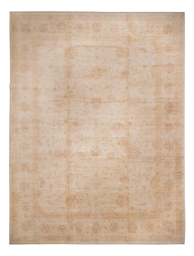 Ziegler Teppich 393x503cm - Orientteppich - beige