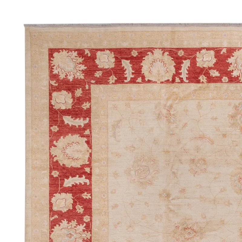 Ziegler Teppich 345x340cm - Orientteppich - rot