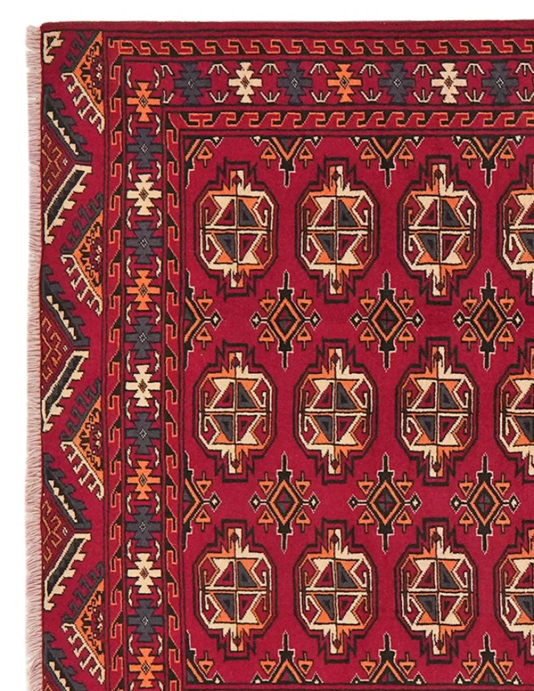 Turkman · Handgeknüpft – Rot, 199x116 cm