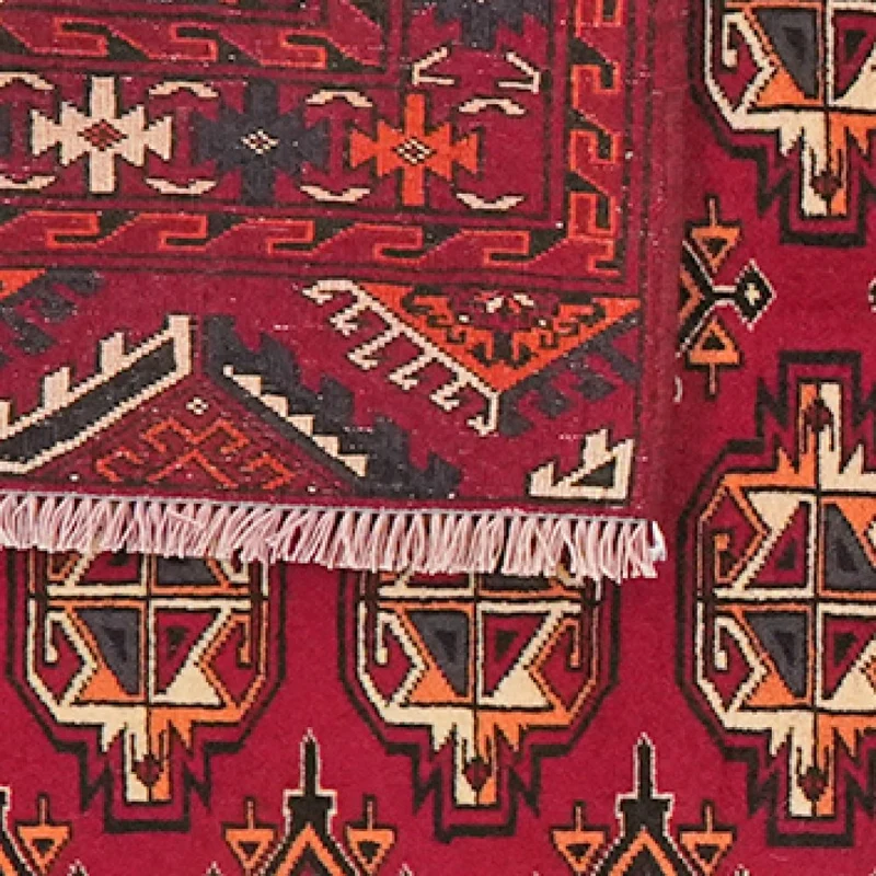 Turkman · Handgeknüpft – Rot, 199x116 cm