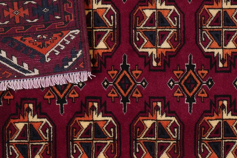 Turkman · Handgeknüpft – Rot, 199x116 cm