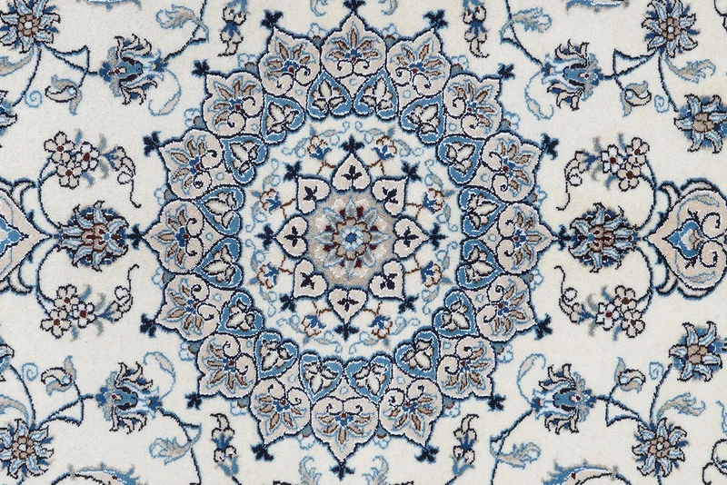 Nain 12La · Handgeknüpft – Beige, 296x196 cm