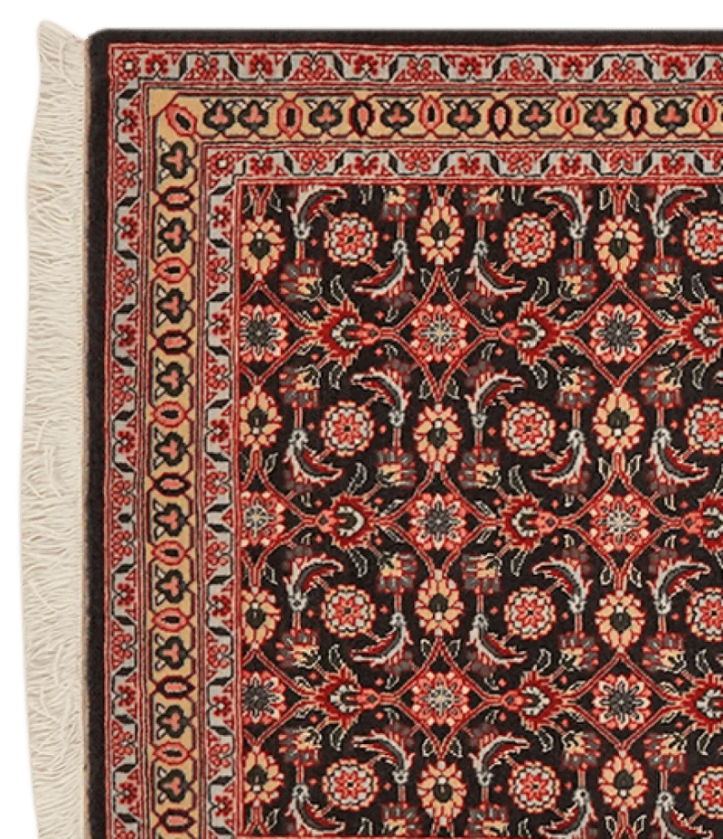 Tabriz 50 Raj · Handgeknüpft – Blau, 199x67 cm