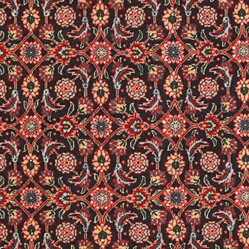 Tabriz 50 Raj · Handgeknüpft – Blau, 199x67 cm