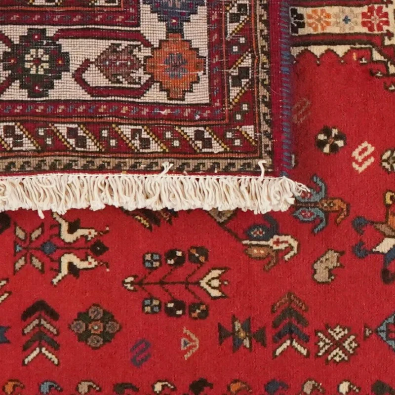 Nasrabad · Handgeknüpft – Rot, 162x103 cm