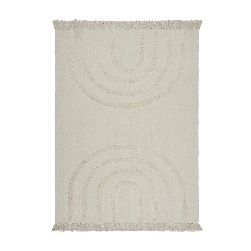 Teppich Kinderzimmer - Anuro Rainbow Creme