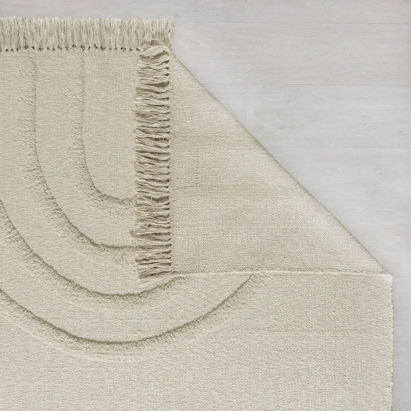 Teppich Kinderzimmer - Anuro Rainbow Creme