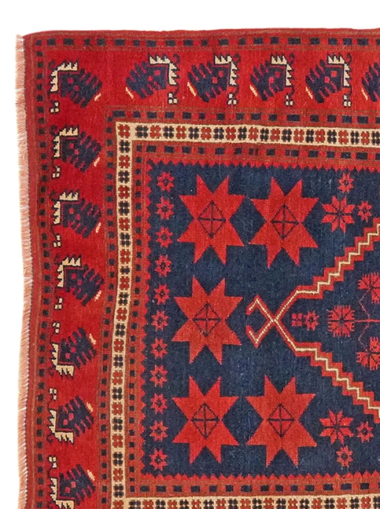 Yagdjibedir · Handgeknüpft – Blau, 180x106 cm