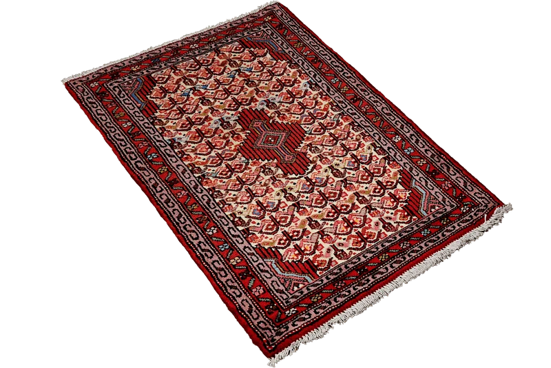 Assadabad · Handgeknüpft – Beige, 99x67 cm