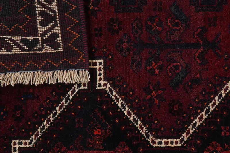 Gashgai · Handgeknüpft – Rot, 155x113 cm