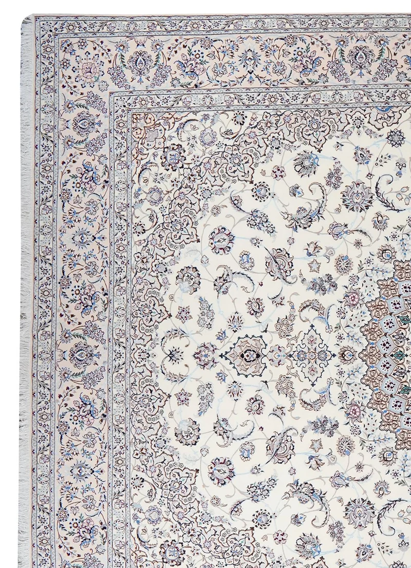 Nain 6La · Handgeknüpft – Beige, 405x305 cm