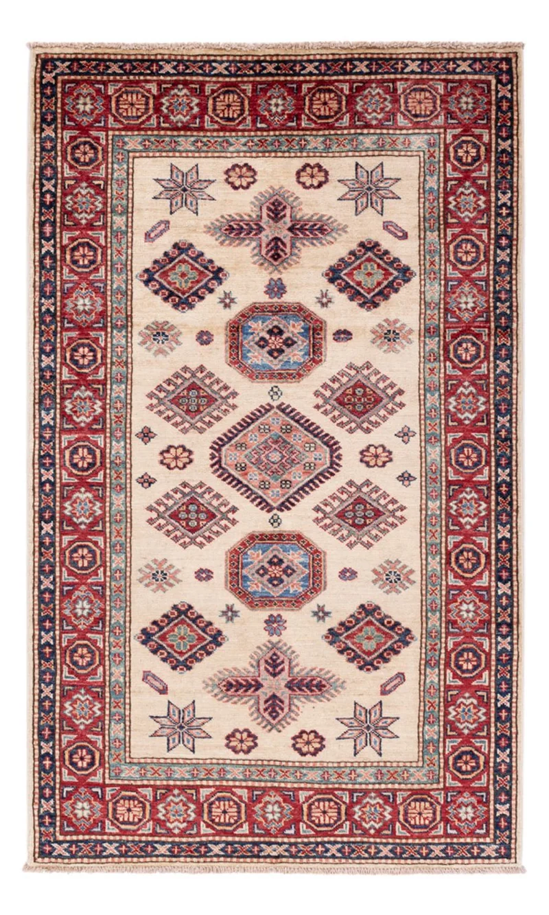Kazak Teppich 101x164cm - Orientteppich - beige
