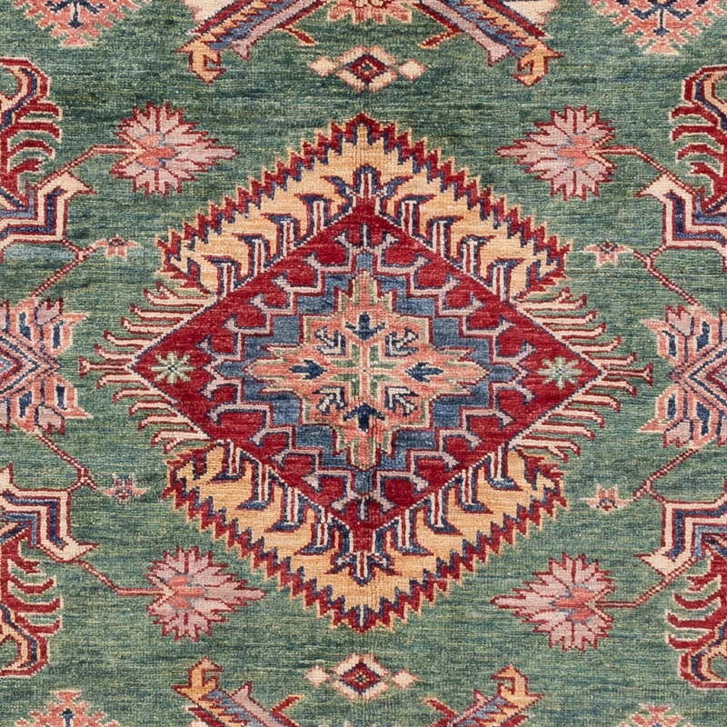 Ziegler Teppich - Kazak - 169 x 238 cm - grün