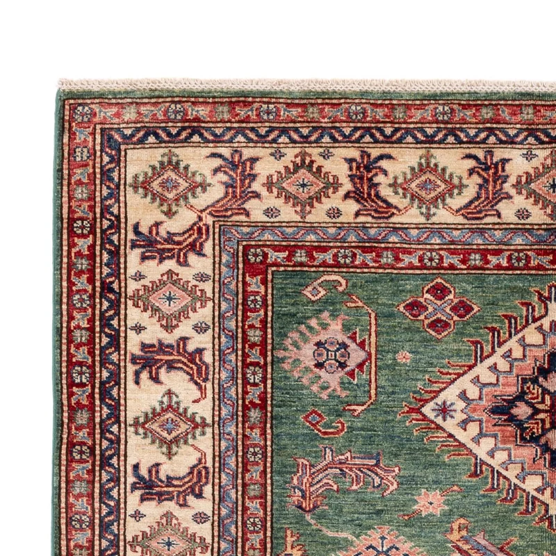 Ziegler Teppich - Kazak - 169 x 238 cm - grün
