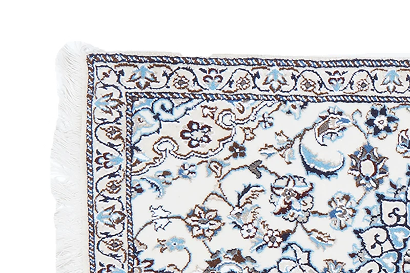 Nain 9La · Handgeknüpft – Beige, 199x61 cm