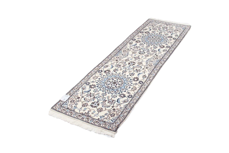 Nain 9La · Handgeknüpft – Beige, 199x61 cm