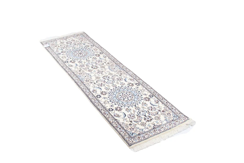 Nain 9La · Handgeknüpft – Beige, 199x61 cm