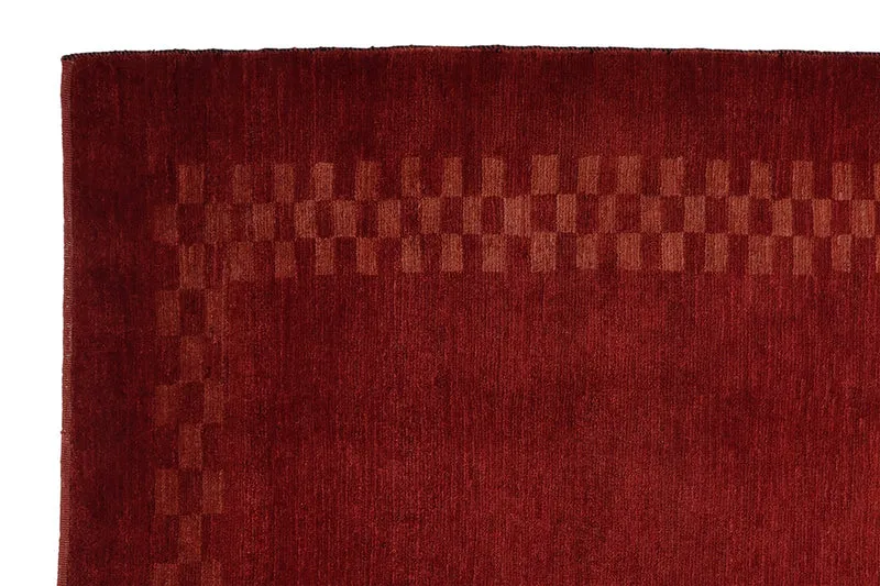 Rizbaf · Handgeknüpft – Rot, 197x132 cm
