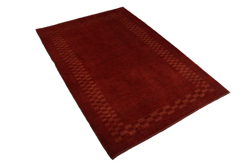 Rizbaf · Handgeknüpft – Rot, 197x132 cm