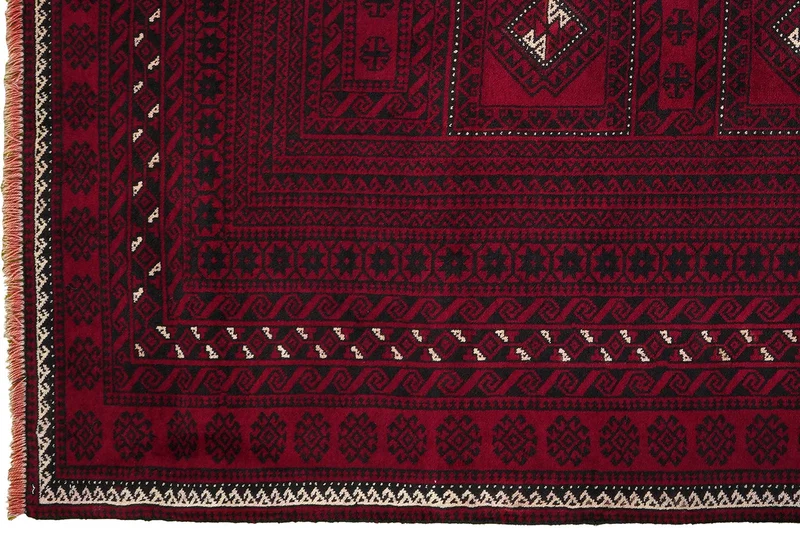 Belutch · Handgeknüpft – Rot, 200x109 cm