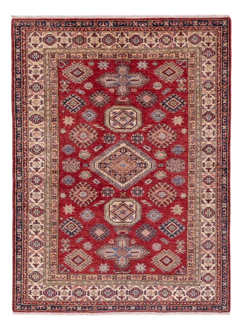 Kazak Teppich 151x202cm - Orientteppich - rot