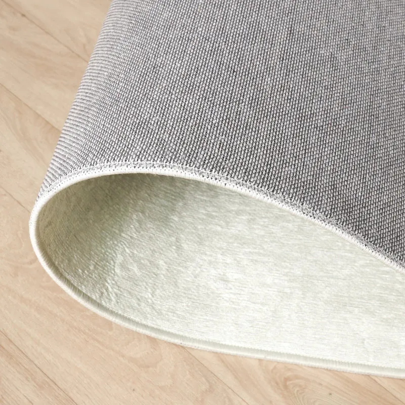 Geometrischer Teppich - Swing Waves Blau