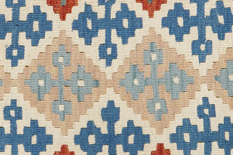 Kelim Gashgai · Handgewebt – Beige, 123x87 cm