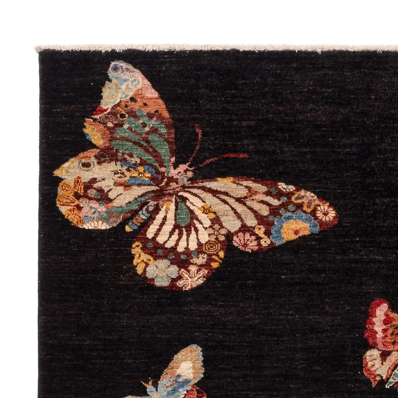 Designer Teppich 176x239cm - mehrfarbig