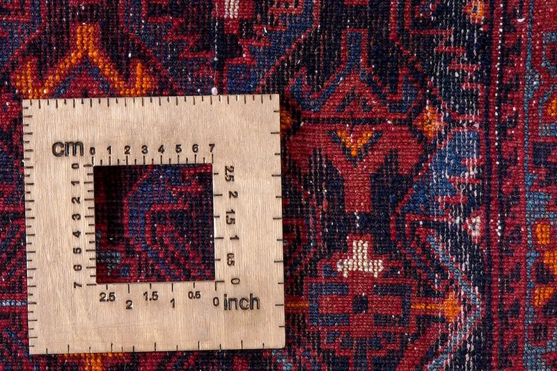 Afshar · Handgeknüpft – Blau, 57x82 cm