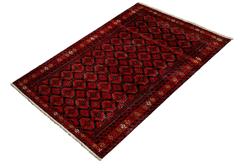 Heritage · Handgeknüpft – Rot, 197x101 cm