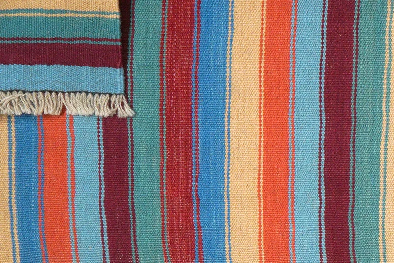 Kelim Gashgai · Handgewebt – Bunt, 198x66 cm