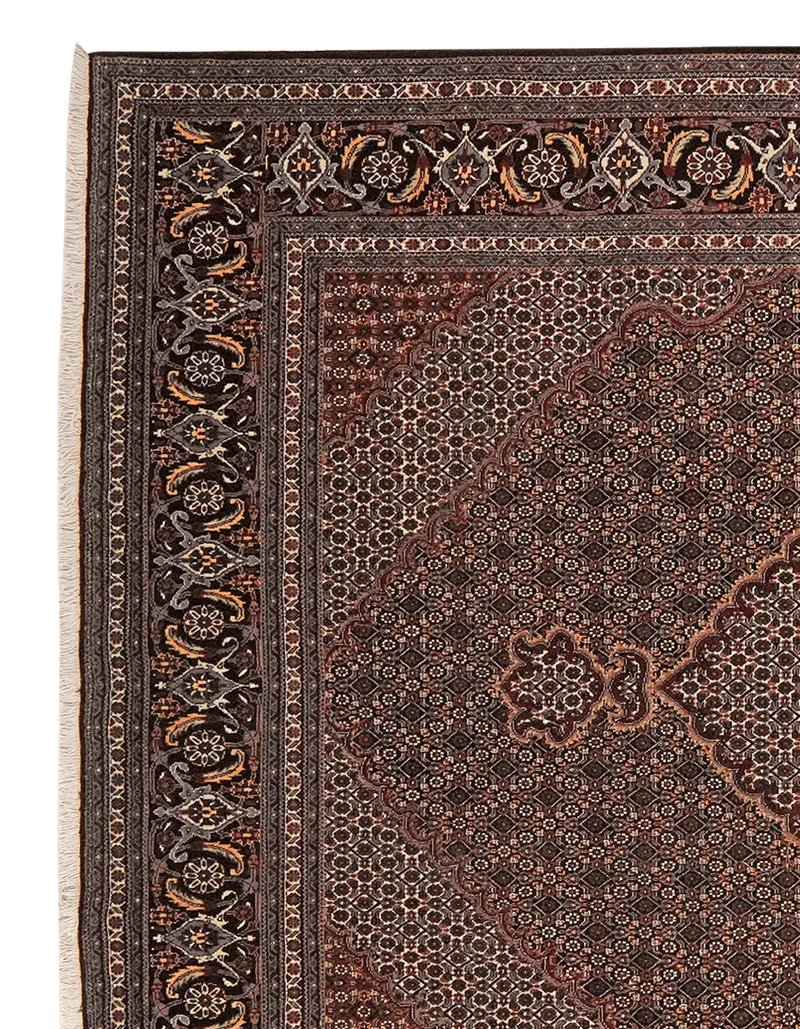 Tabriz 40 Raj · Handgeknüpft – Blau, 301x206 cm