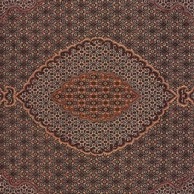 Tabriz 40 Raj · Handgeknüpft – Blau, 301x206 cm