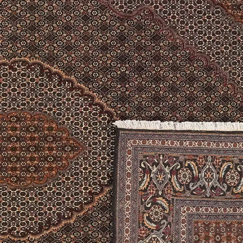 Tabriz 40 Raj · Handgeknüpft – Blau, 301x206 cm