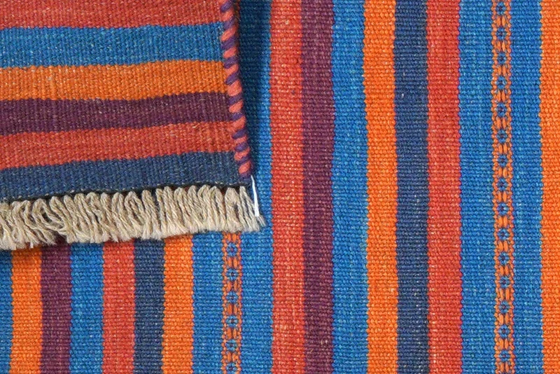 Kelim Gashgai · Handgewebt – Bunt, 202x57 cm