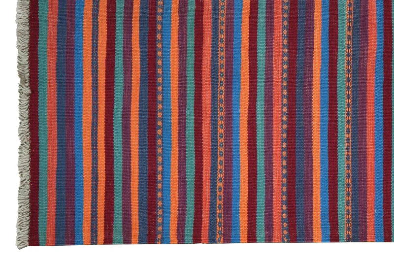 Kelim Gashgai · Handgewebt – Bunt, 190x60 cm
