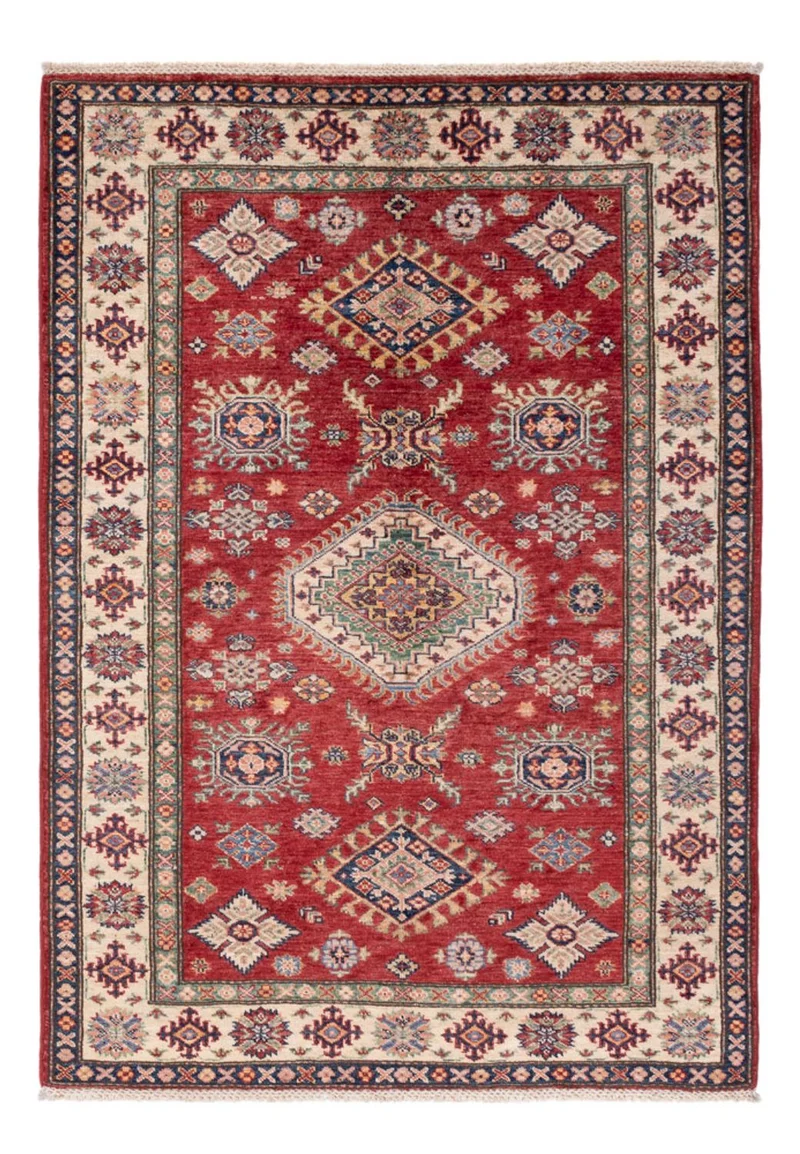Kazak Teppich 120x170cm - Orientteppich - rot