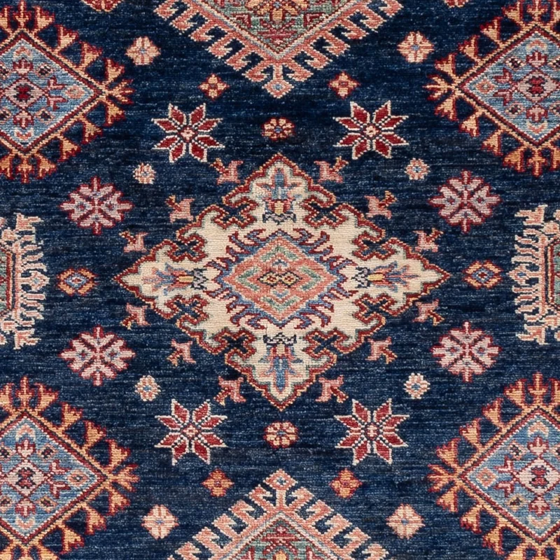 Ziegler Teppich - Kazak - 152 x 211 cm - dunkelblau