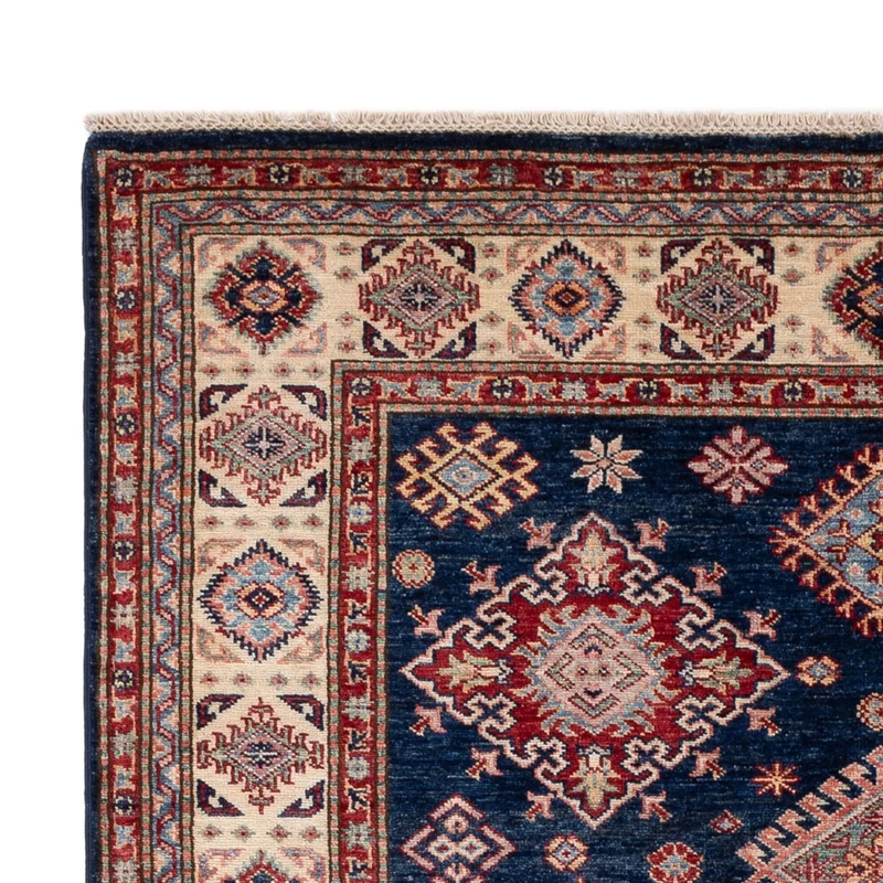 Ziegler Teppich - Kazak - 152 x 211 cm - dunkelblau