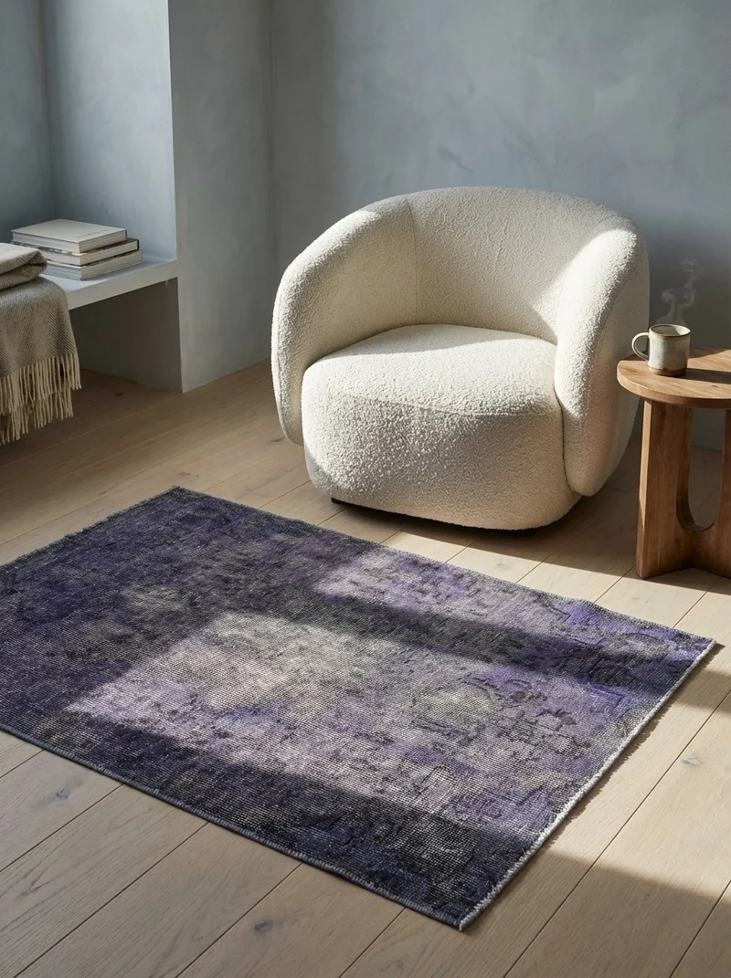 Vintage · Handgeknüpft – Blau, 132x85 cm