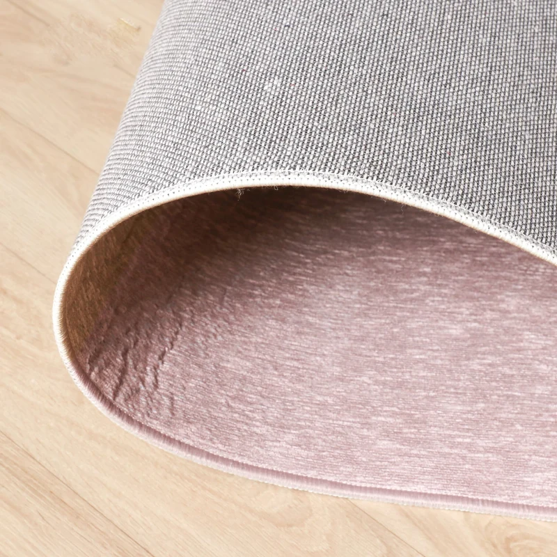 Geometrischer Teppich - Swing Circles Blau Rosa