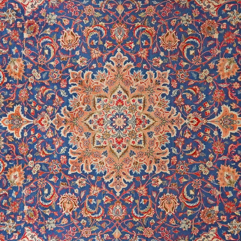 Sarough · Handgeknüpft – Blau, 293x198 cm